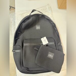ALO Yoga black Backpack with Pouch